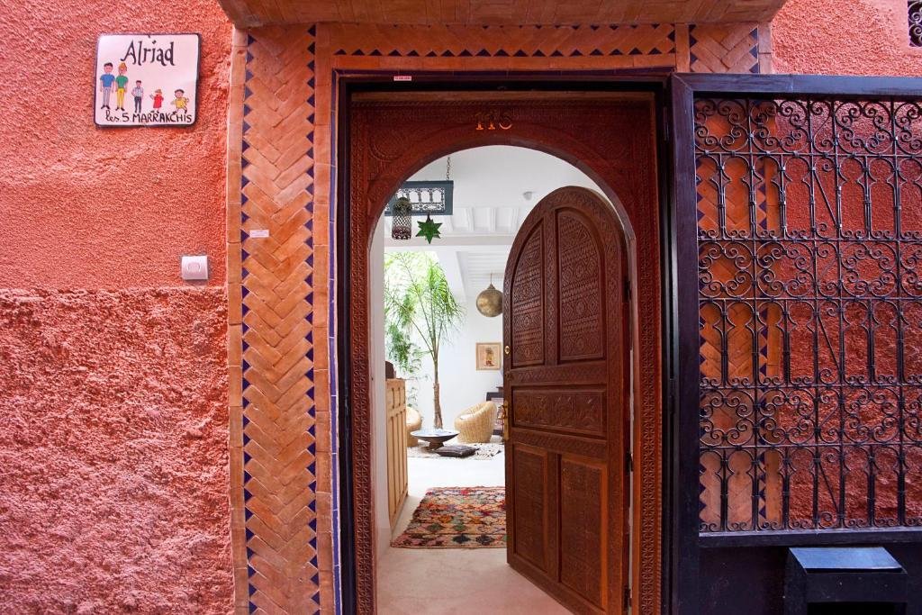 Exterior entrance of Riad al Riad located in the historic Medina of Marrakesh