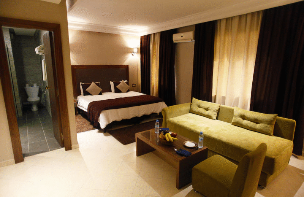 Guest room at Hôtel Sabah, Mohammedia – comfortable budget hotel on Hotels.com