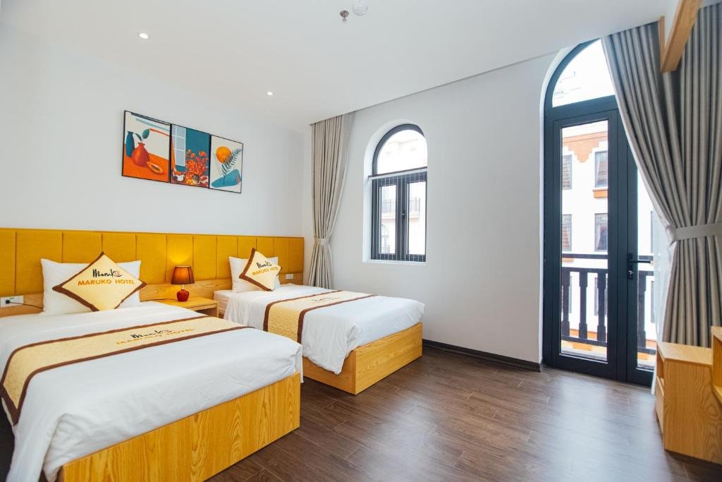 Comfortable hotel room with city view at Maruko Hạ Long Hotel