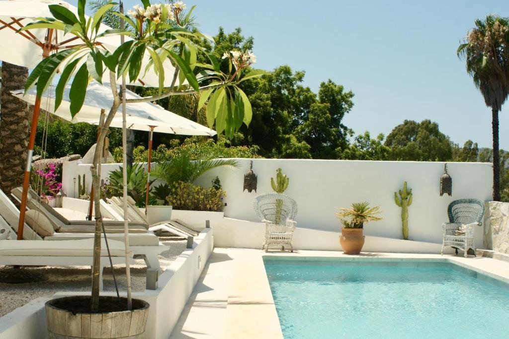 Swimming pool at Finca Mil Estrellas Andalusian countryside retreat Spain