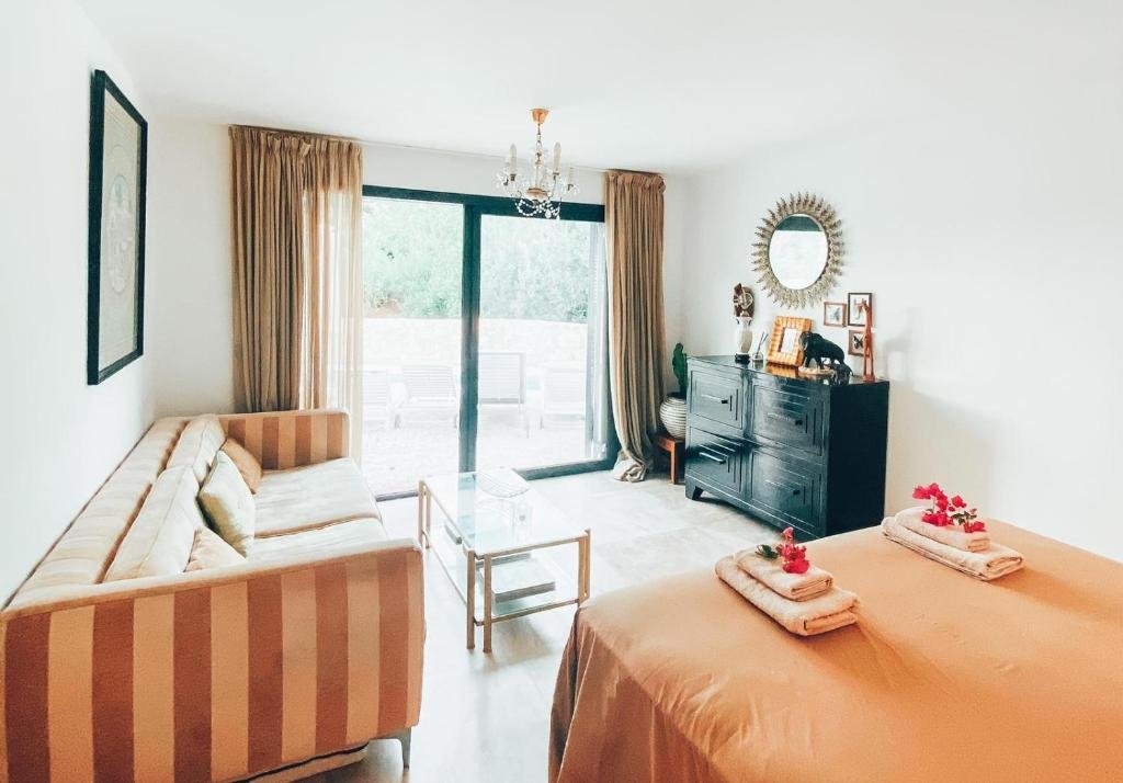 Cozy room interior at Finca Mil Estrellas Alhaurín el Grande Spain