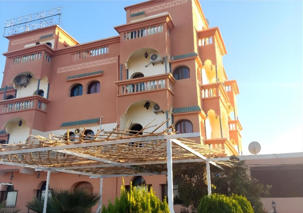 SUD-EST Palace in Ait Sedrate Sahl Gharbia Morocco surrounded by desert landscape