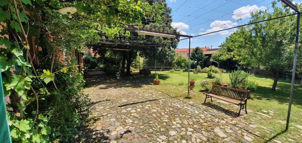Traditional courtyard at Hotel Sa Lolla in Barumini